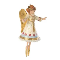 MacKenzie-Childs Patience Brewster Nativity Heavenly Angel Mini Ornament< Holiday