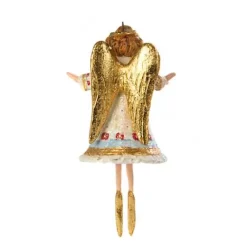 MacKenzie-Childs Patience Brewster Nativity Heavenly Angel Mini Ornament< Holiday