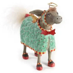 MacKenzie-Childs Patience Brewster Nativity David Donkey Ornament< Holiday