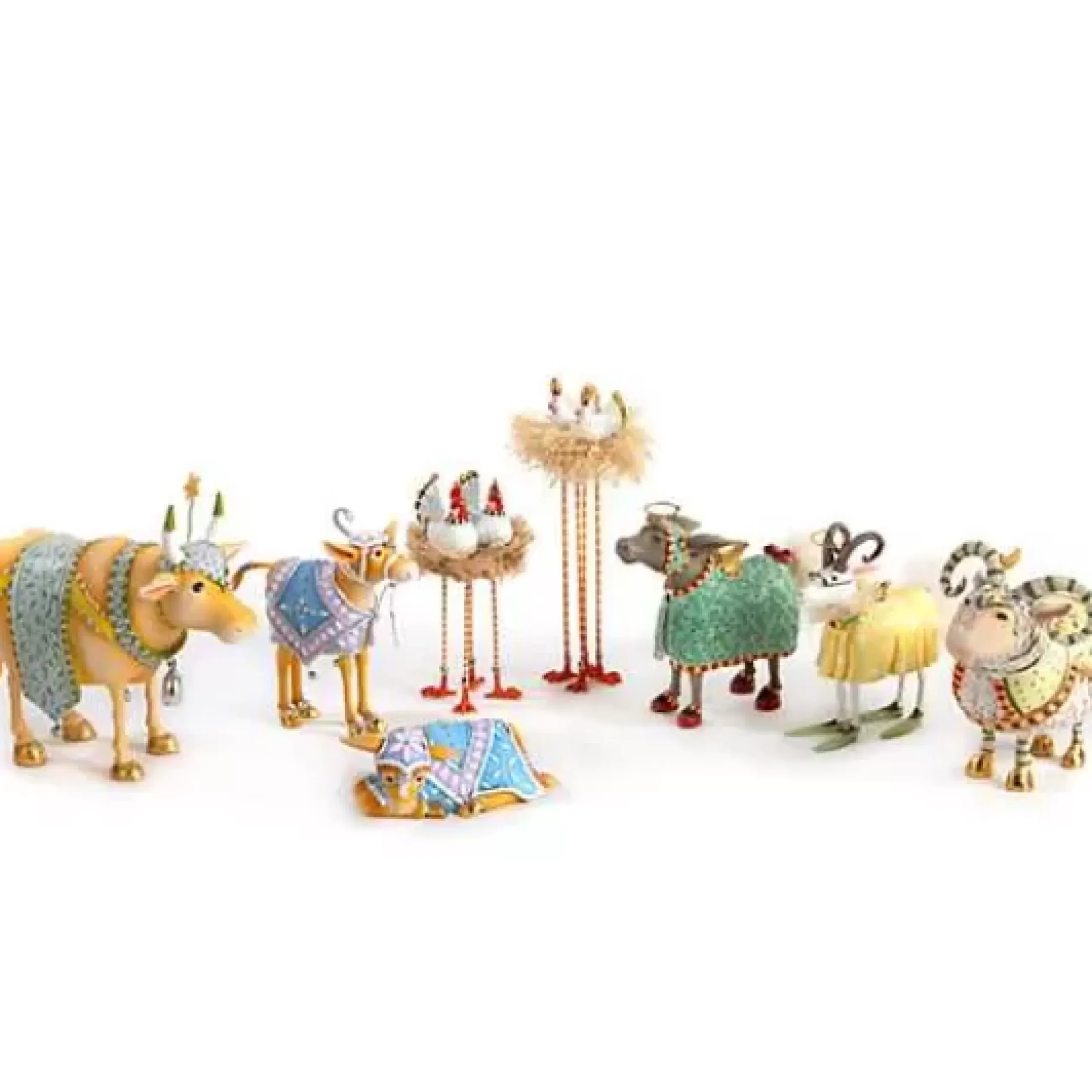 MacKenzie-Childs Patience Brewster Nativity David Donkey Ornament< Holiday