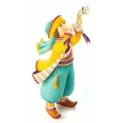 MacKenzie-Childs Patience Brewster Nativity Shofar Player Figure< Holiday|Room Accents