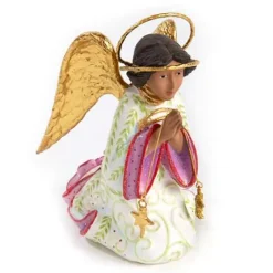 MacKenzie-Childs Patience Brewster Nativity World Praying Angel Figure< Holiday|Room Accents