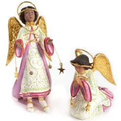 MacKenzie-Childs Patience Brewster Nativity World Praying Angel Figure< Holiday|Room Accents