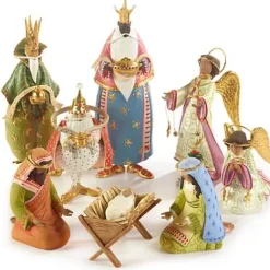 MacKenzie-Childs Patience Brewster Nativity World Magi Figures< Holiday|Room Accents