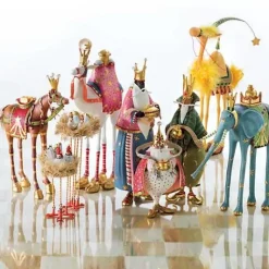 MacKenzie-Childs Patience Brewster Nativity Chicken  Dove Figures< Holiday|Room Accents