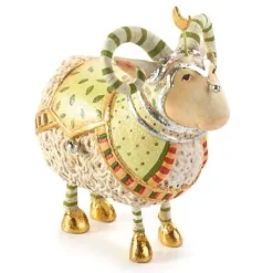 MacKenzie-Childs Patience Brewster Nativity Manger Ram Figure< Holiday|Room Accents