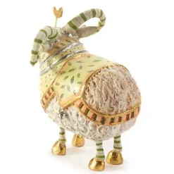 MacKenzie-Childs Patience Brewster Nativity Manger Ram Figure< Holiday|Room Accents