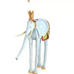 MacKenzie-Childs Patience Brewster Nativity Myrtle Elephant Display Figure< Holiday|Room Accents