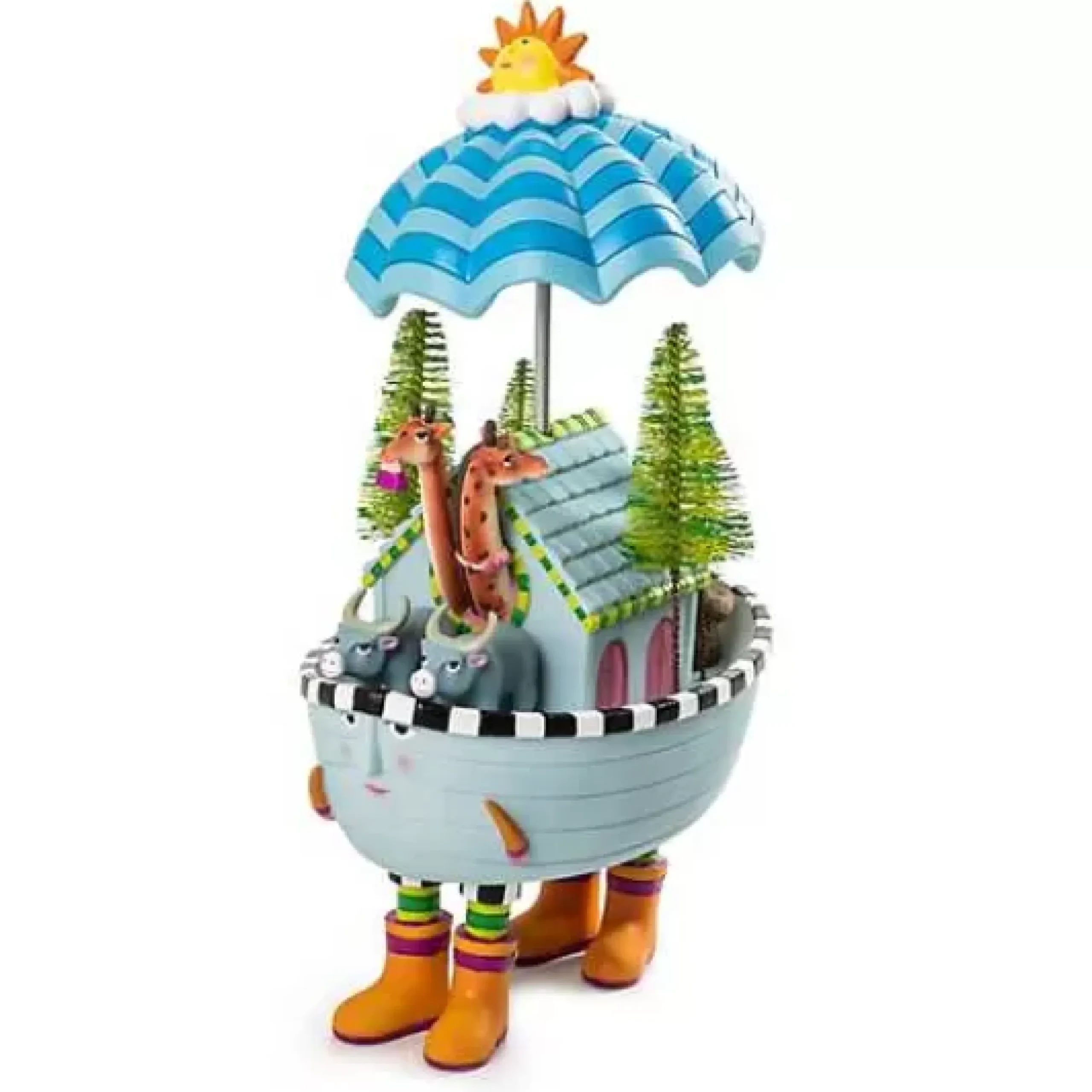 MacKenzie-Childs Patience Brewster Noah's Ark Music Box< Room Accents