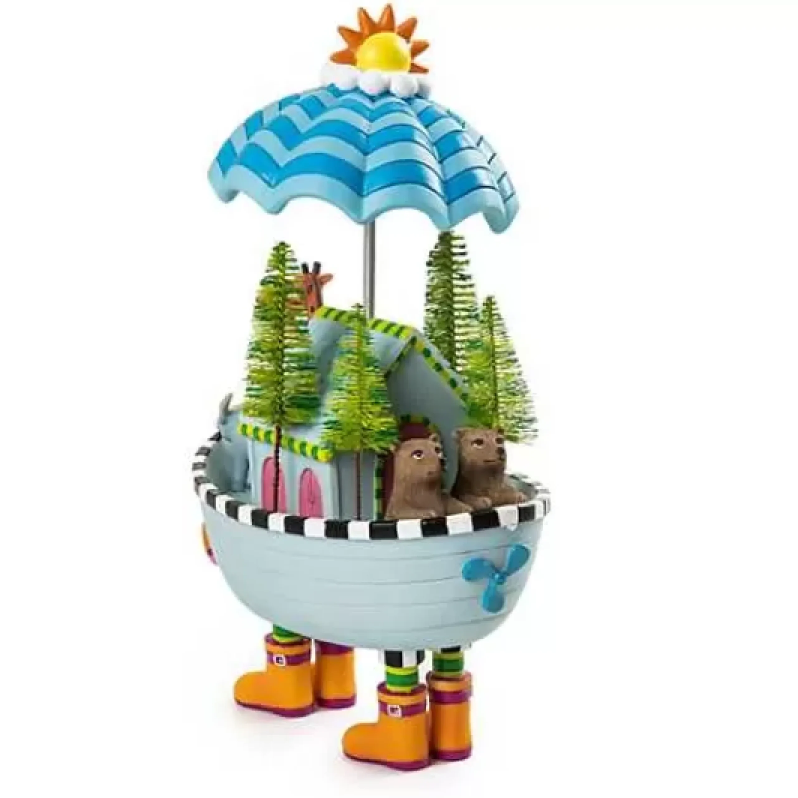 MacKenzie-Childs Patience Brewster Noah's Ark Music Box< Room Accents