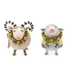 MacKenzie-Childs Patience Brewster Noah's Ark - Lydia  Liam Lambs< Easter