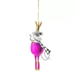 MacKenzie-Childs Patience Brewster Nutcracker Suite Mouse King Ornament< Holiday