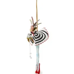 MacKenzie-Childs Patience Brewster Nutcracker Suite Snow King Ornament< Holiday