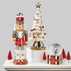 MacKenzie-Childs Peppermint Nutcracker< Holiday|Room Accents