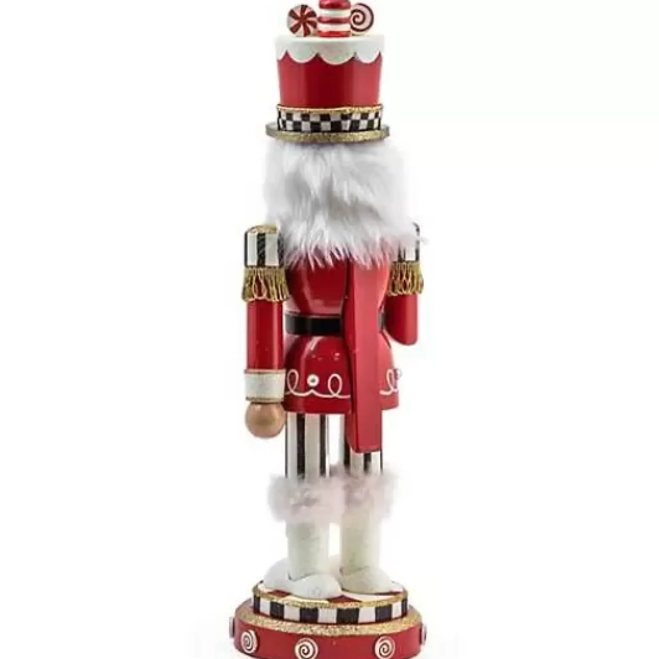 MacKenzie-Childs Peppermint Nutcracker< Holiday|Room Accents