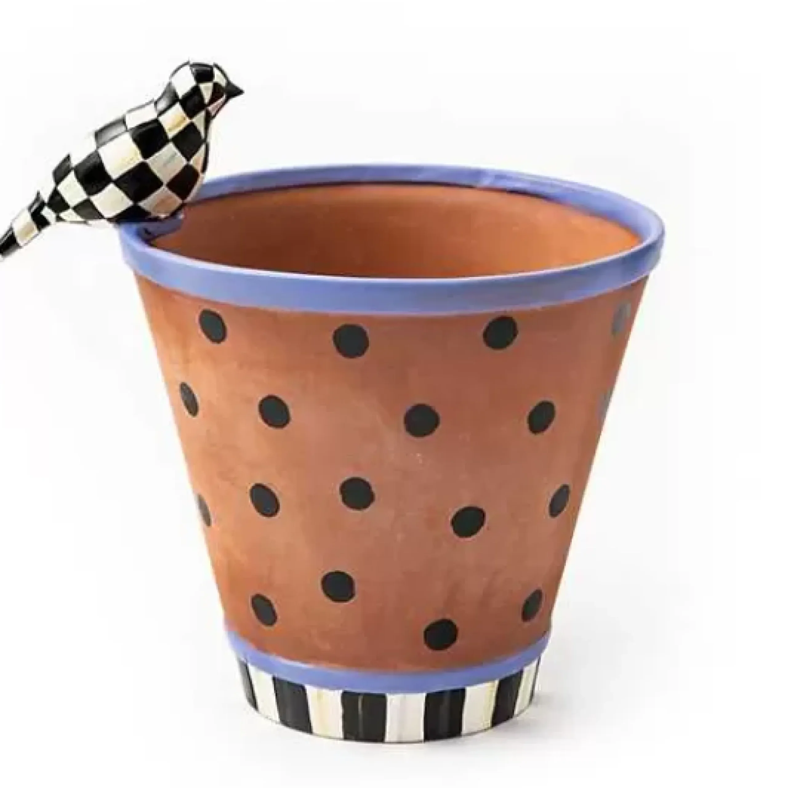 MacKenzie-Childs Persephone Large Pot< Outdoor|Room Accents