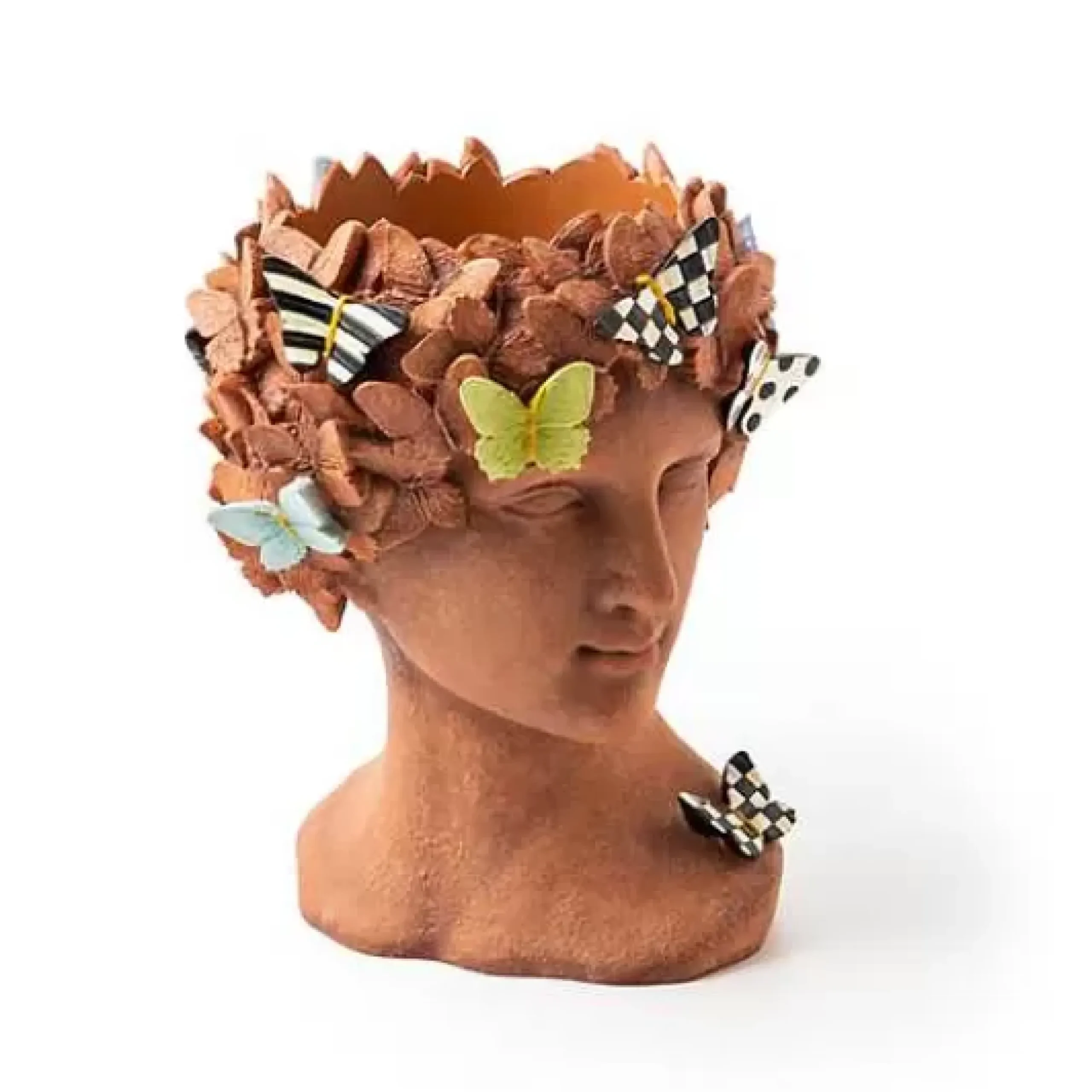 MacKenzie-Childs Persephone Small Bust Planter< Outdoor|Room Accents
