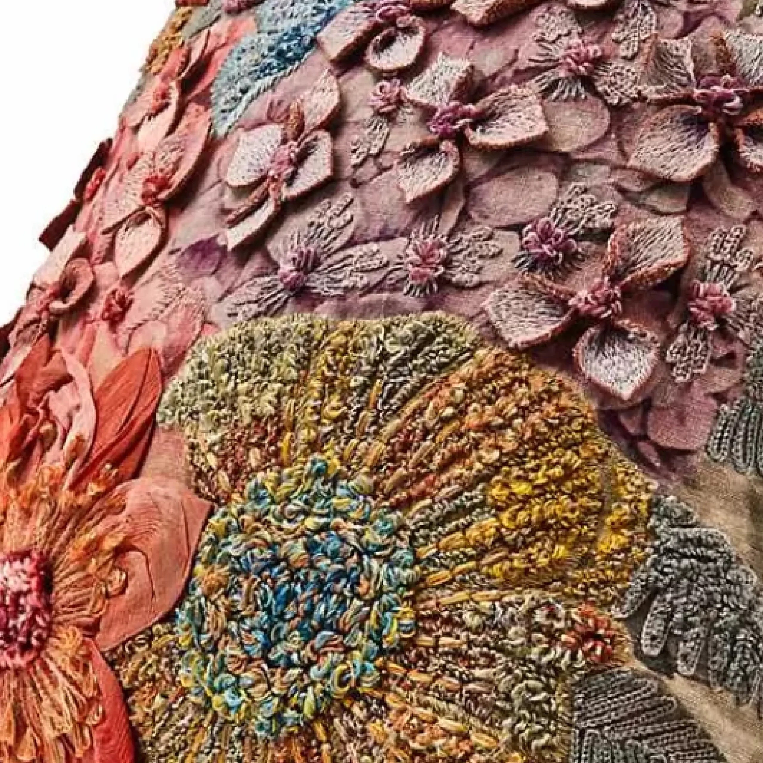 MacKenzie-Childs Petal Palette Floral Throw Pillow< Pillows, Throws, & Cushions