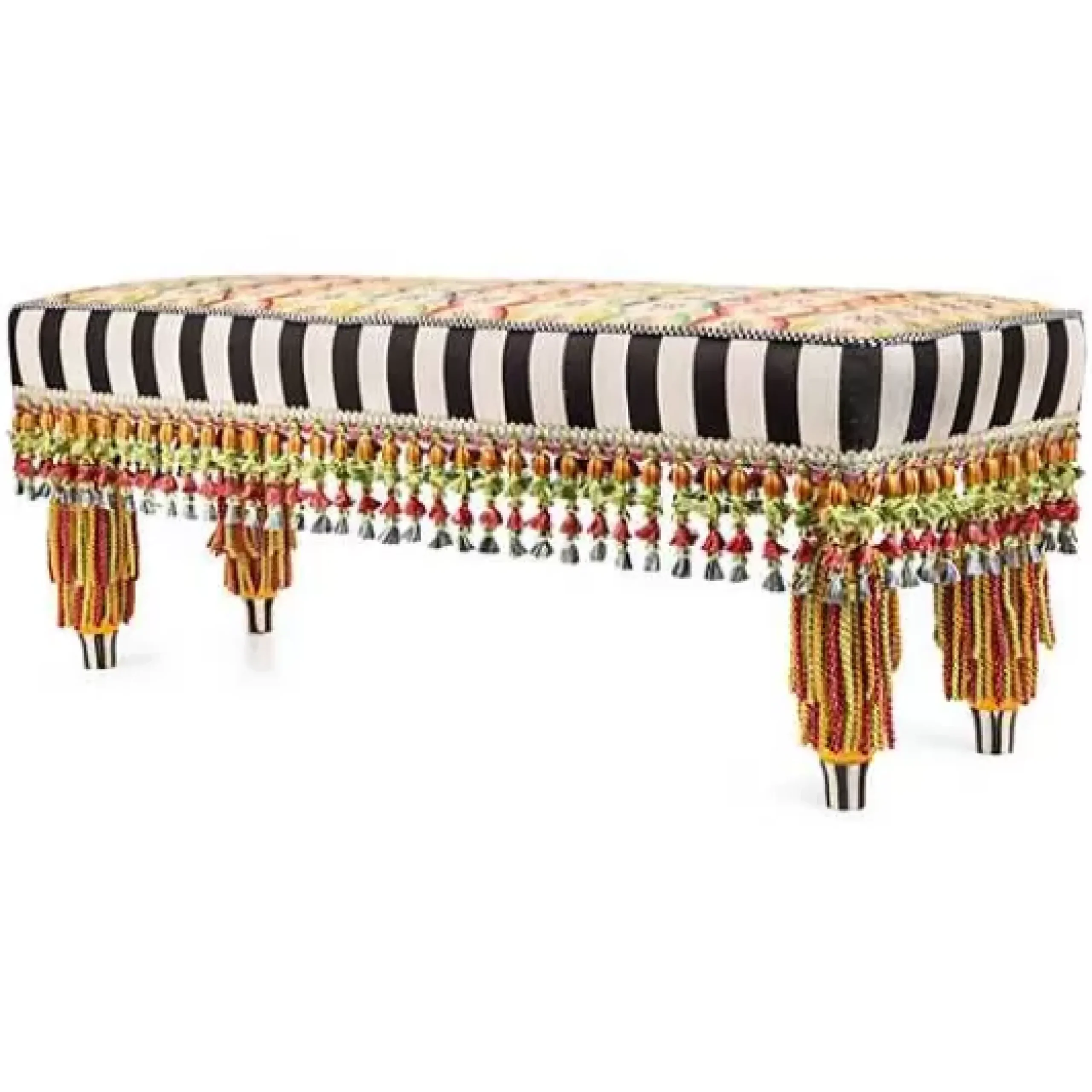 MacKenzie-Childs Piccadilly 4' Bench< Entryway Furniture