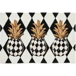MacKenzie-Childs Pineapple 2'  x 3' Rug< Rugs