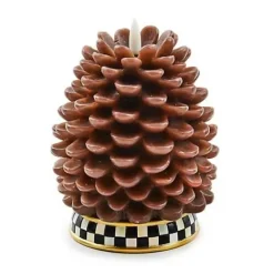 MacKenzie-Childs Pinecone Tall Flameless Candle< The Fall Shop|Candles & Fragrances