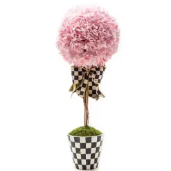 MacKenzie-Childs Pink Topiary Small Drop In< Greenery & Florals