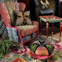 MacKenzie-Childs Portobello Road Footstool< Living Room