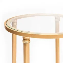MacKenzie-Childs Pretty As A Bow Accent Table< Living Room