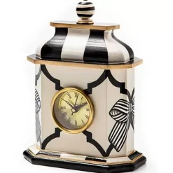 MacKenzie-Childs Pretty as a Bow Desk Clock< Room Accents