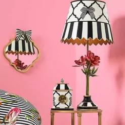 MacKenzie-Childs Pretty as a Bow Desk Clock< Room Accents