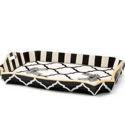 MacKenzie-Childs Pretty as a Bow Large Tray< Bar Entertaining|Serveware