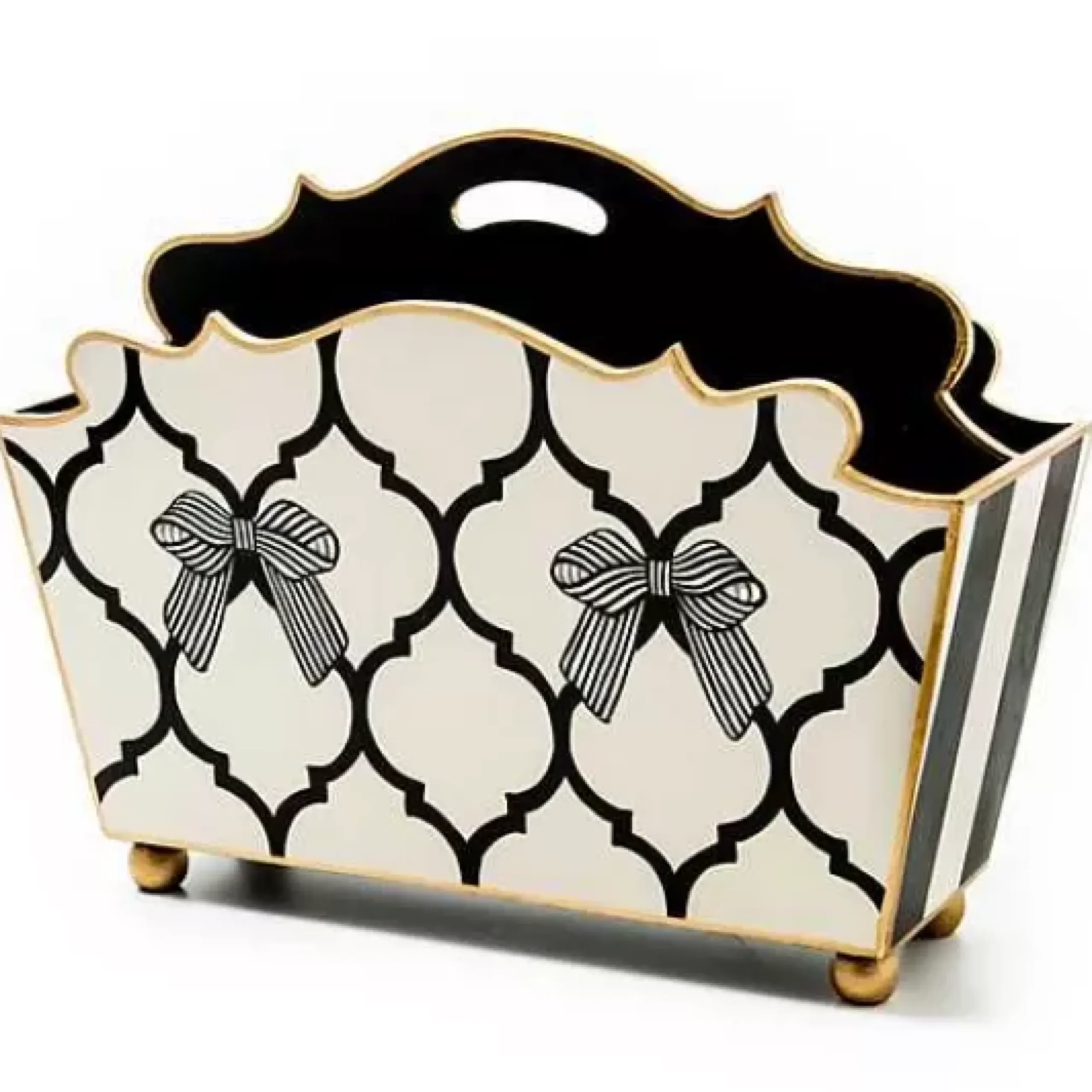 MacKenzie-Childs Pretty as a Bow Magazine Holder< Room Accents