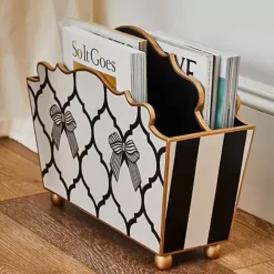 MacKenzie-Childs Pretty as a Bow Magazine Holder< Room Accents