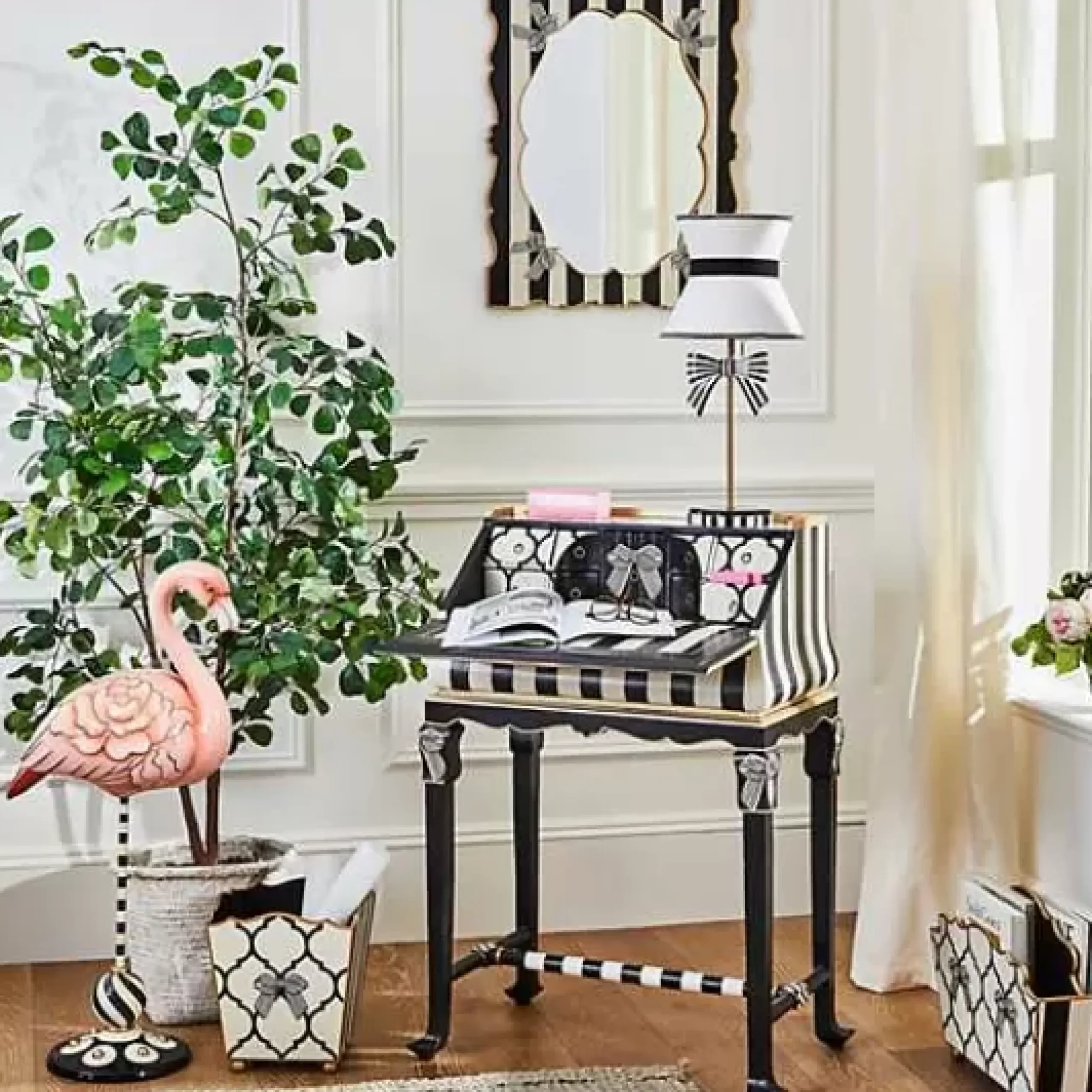 MacKenzie-Childs Pretty as a Bow Magazine Holder< Room Accents