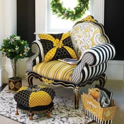 MacKenzie-Childs Queen Bee Chair< Living Room