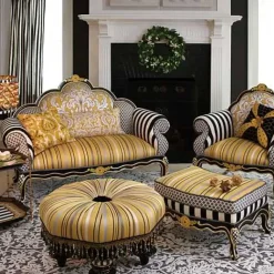 MacKenzie-Childs Queen Bee Chair< Living Room