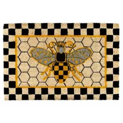 MacKenzie-Childs Queen Bee Entrance Mat< Outdoor|Rugs