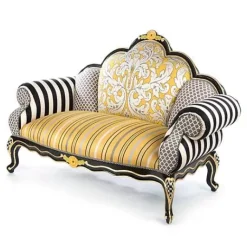 MacKenzie-Childs Queen Bee Loveseat< Living Room