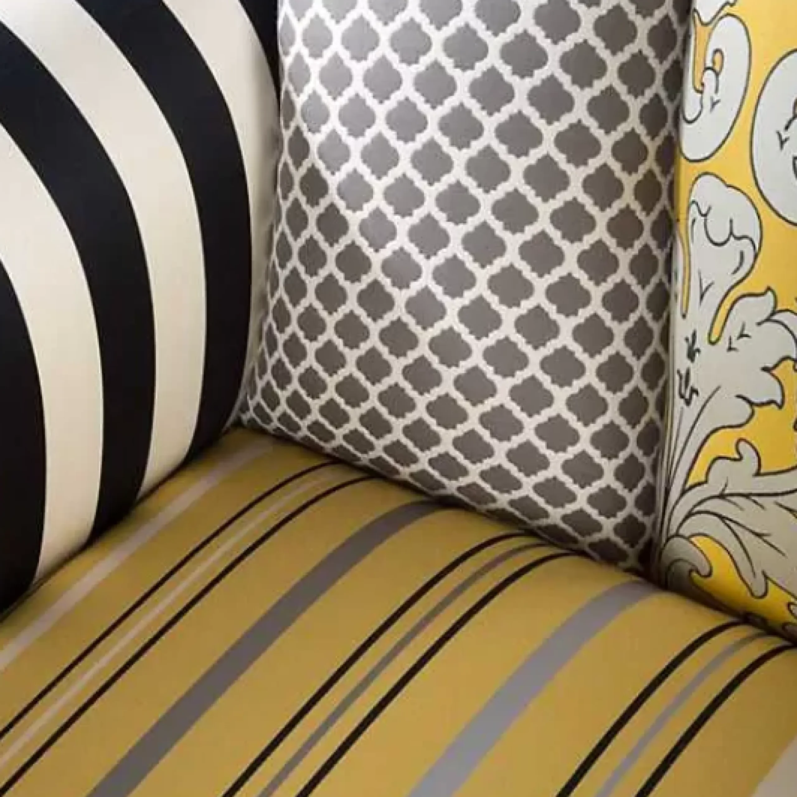 MacKenzie-Childs Queen Bee Loveseat< Living Room
