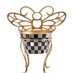 MacKenzie-Childs Queen Bee Plant Holder< Spring|Outdoor