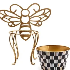 MacKenzie-Childs Queen Bee Plant Holder< Spring|Outdoor