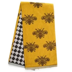 MacKenzie-Childs Queen Bee Woven Dish Towel< Kitchen & Table Linens