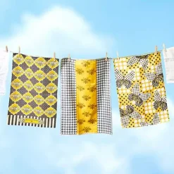 MacKenzie-Childs Queen Bee Woven Dish Towel< Kitchen & Table Linens