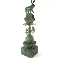 MacKenzie-Childs Rabbit Garden Totem< Easter|Spring