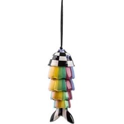 MacKenzie-Childs Rainbow Fish Wind Chime< Spring|Outdoor