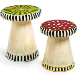 MacKenzie-Childs Red Small Outdoor Toadstool< Outdoor|Spring