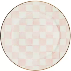 MacKenzie-Childs Rosy Check Charger/Plate< Easter|Spring