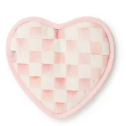 MacKenzie-Childs Rosy Check Heart Potholder< Kitchen & Table Linens