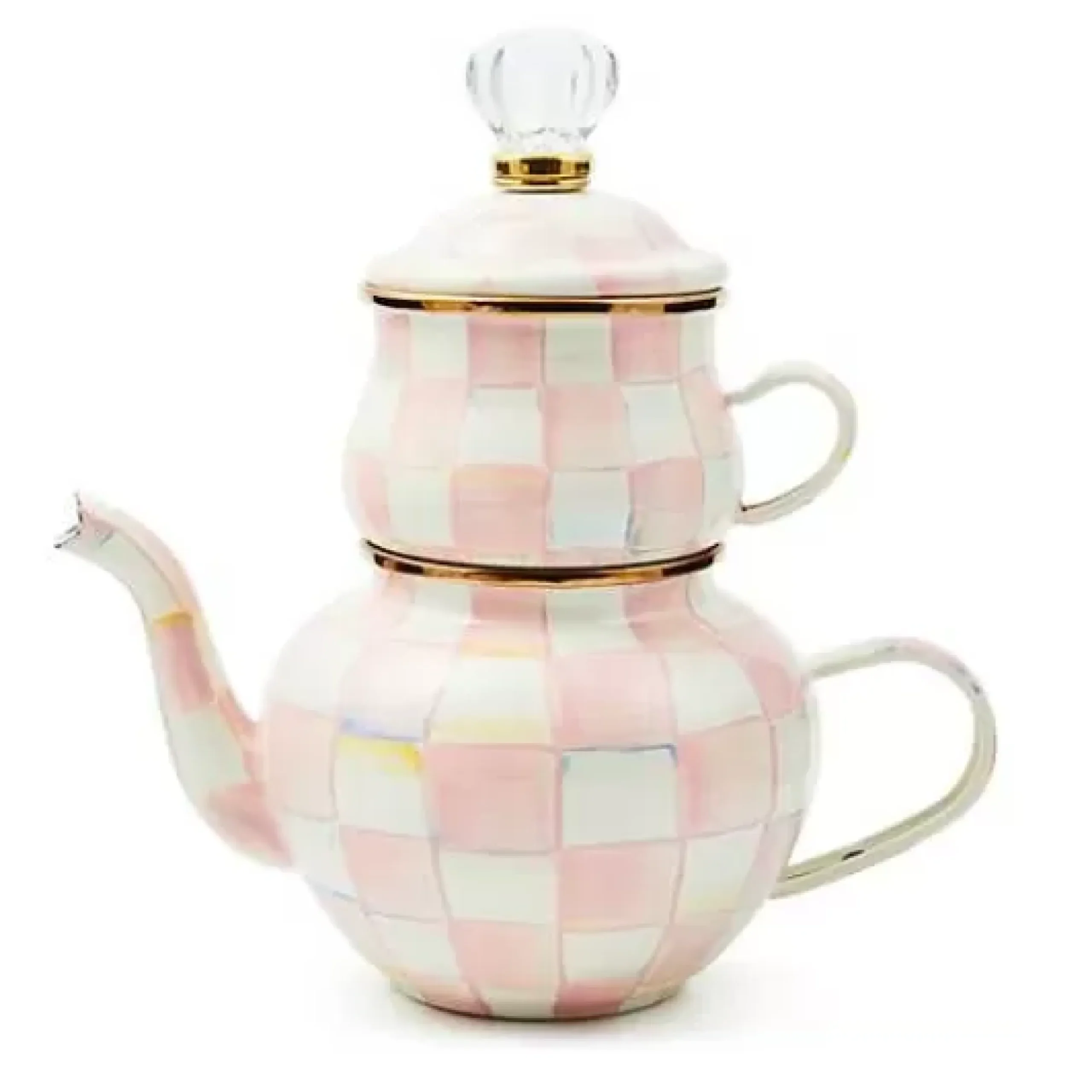 MacKenzie-Childs Rosy Check High Tea< The Coffee Shop|Fall Entertaining