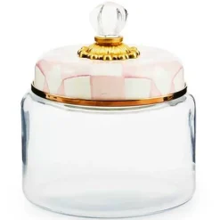 MacKenzie-Childs Rosy Check Kitchen Canister, Small< Kitchen Storage & Organization